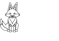 logo mister fox white